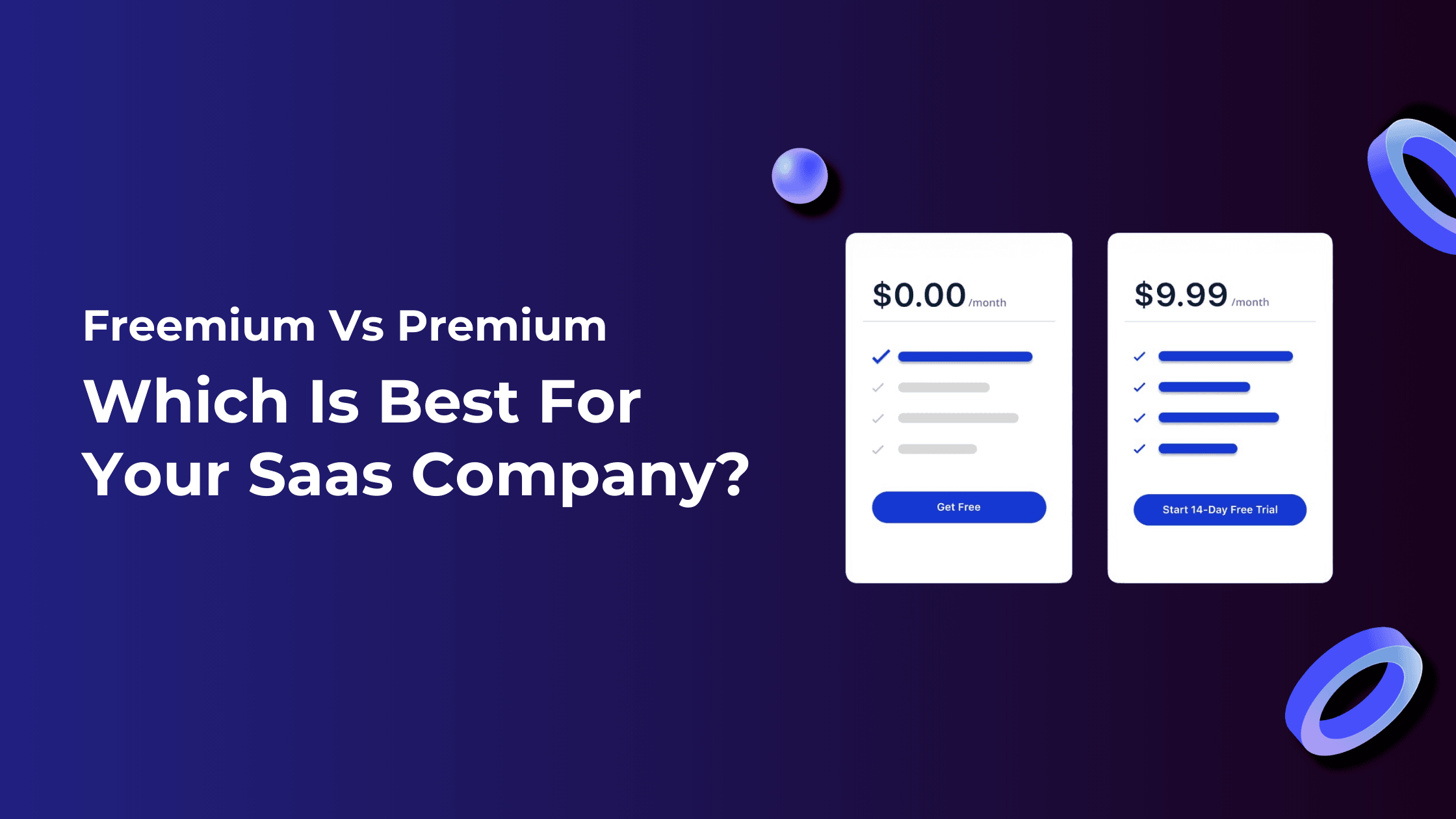 Freemium vs premium